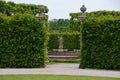 Historical Castle and Park Herrenhaeuser Gaerten in Spring, Hannover, Lower Saxony