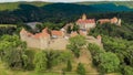 The castle Veveri in Brno Bystrc from above, Czech Republic Royalty Free Stock Photo