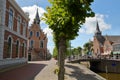 The historical center of Balk, Friesland, Netherlands