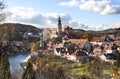 Historical Center of Cesky Krumlov Royalty Free Stock Photo