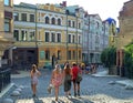Historical center, different people