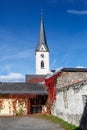 Gothic parish church. Gmuend in Kaernten, Austria. Royalty Free Stock Photo