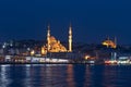 The historical center of Istanbul in the night