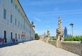 Historical center of Kutna Hora city near cathedral Royalty Free Stock Photo