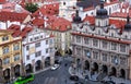 The historical center of Prague