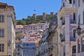 Historical centre of Lisbon city, Portugal Royalty Free Stock Photo