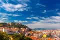 Historical centre of Lisbon on sunny day, Portugal