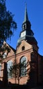 Historical Church in the Old Hanse Town Stade, Lower Saxony Royalty Free Stock Photo