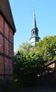 Historical Church in the Old Hanse Town Stade, Lower Saxony Royalty Free Stock Photo