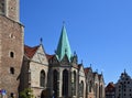 Historical Church in the Old Town of Braunschweig, Lower Saxony