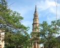 Historical Church in the Old Town of Charleston, South Carolina Royalty Free Stock Photo