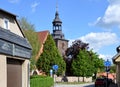 Historical Church in the Town Bad Berka, Thuringia Royalty Free Stock Photo