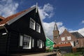 Church and houses on Marken, Holland