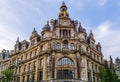 Historical city architecture in antwerp city, Antwerpen, Belgium, April 23, 2019 Royalty Free Stock Photo