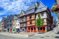Historical city center of Lannion, Brittany, France Royalty Free Stock Photo