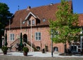 Historical City Hall in the Old Town of Otterndorf, Lower Saxony