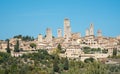 Historical city of San Gimignano in Sienna province in Tuscany area, Italy Royalty Free Stock Photo