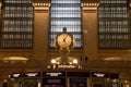 Historical clock at Grand Central Subway Station Royalty Free Stock Photo