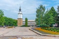 Historical clock tower in Botevgrad, Bulgaria