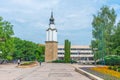 Historical clock tower in Botevgrad, Bulgaria