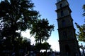 The historical clock tower in Tophane Park 13 August 2019 BURSA