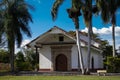 The historical colonial Chapel of Our Lady of Conception or El Overo Chapel one of the National Monuments of Colombia Royalty Free Stock Photo