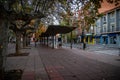 Historical and cultural city of Valladolid in Spain at night. Royalty Free Stock Photo