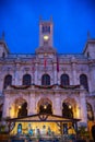 Historical and cultural city of Valladolid in Spain at night. Royalty Free Stock Photo