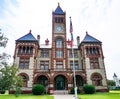 The Historical De Witt County Courthouse in Cuero, Texas along t