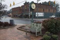 Mount Gilead, NC-Apr 07, 2018: Historical Document of Town Clock