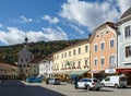 Historical downtown. Gmuend in Kaernten, Austria Royalty Free Stock Photo