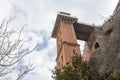 The Historical Elevator in Konak District, IZMIR, TURKEY. Beautiful view of Izmir with Historical Elevator Royalty Free Stock Photo