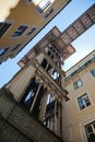 Historical elevator Santa Justa in Lisbon