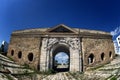 Historical entrance wall to the city in La Goulette,Tunisia