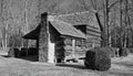 Historical farm in the Great Smoky Mountains of North Carolina