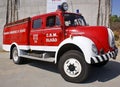 Historical fire brigade car Magirus Deutz in Albufeira, Algarve - Portugal