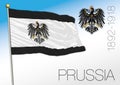 Prussia historical flag and crest, Germany