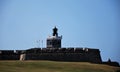 Historical Fort in the Old Town of San Juan, Puerto Rico Royalty Free Stock Photo