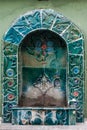 Historical Fountain Covered Handmade Turkish Ottoman tiles