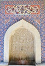 Historical fountain covered handmade Turkish -Ottoman tiles - Kutahya, Turkey