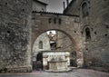 Historical fountain. Perugia. Umbria. Royalty Free Stock Photo