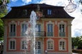 historical fountain at rokoko city park