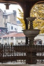 Historical fountain in the territory of  Gazi Husrev-beg Mosque in Sarajevo. Bosnia and Herzegovina Royalty Free Stock Photo