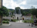 Historical french village, Church, and Monastary