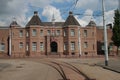 Historical front building of stadium of soccer team Sparta in Rotterdam