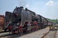 Historical German steam train 06-018 Royalty Free Stock Photo