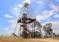 Historical Gold mining poppet Royalty Free Stock Photo