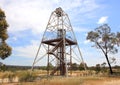 Historical Gold mining poppet Royalty Free Stock Photo