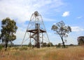 Historical Gold mining poppet Royalty Free Stock Photo