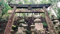 Koyasan graveyard and tombstones